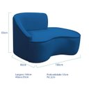 Ver imagem 5 de Kit Divã Recamier Orgânico Marrocos 160cm Lado Direito e 2 Poltronas Amore Linho