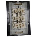 Ver imagem 2 de Conjunto 4x2 Linha Ebony Clean Acetinado Margirius 4x2" 3 Tomada 2p+t 10 a