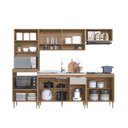 Ver imagem 7 de Cozinha Completa Modulada 5 Peças com Torre Quente para 2 Fornos e Espaço para Cooktop Veneza Modulada Bege/Mel/Arenas