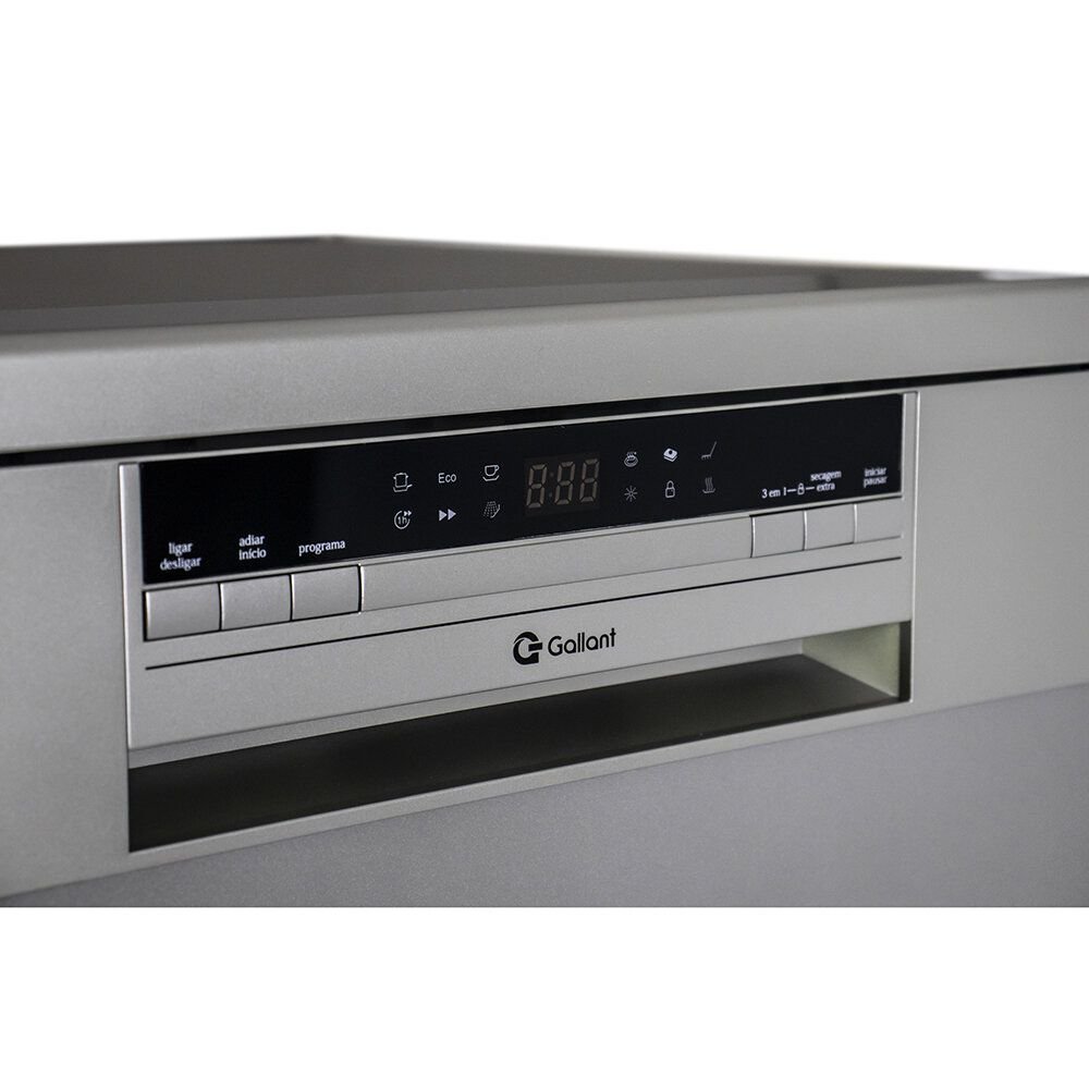 Lava-Louças 14 serviços 6 programas Gallant Inox 220V GLL14P03A-Ix220 - 3