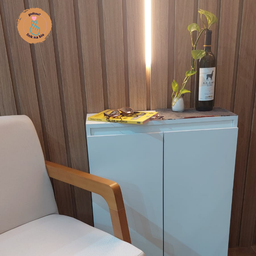 Mini Despensa Branca de 2 Portas - Mdf , Armário para Cozinha Pequena - 3