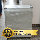 Ver imagem 4 de Mini Despensa 2 Portas Branca 100% Mdf – Entregue Montada, Ideal para Cozinha | Pôr Design & Móveis