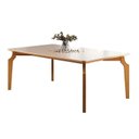 Ver imagem 1 de Mesa de Jantar Madeira Maciça 1,20x0,80m - Lápis - Harmonia