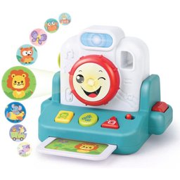Brinquedo para Bebe Bebe Musical Camera Som e Imag - 1