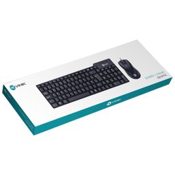Teclado + Mouse Dynamic Abnt2 1000 Dpi Usb 1.8 Metros Preto - 6