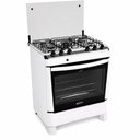Ver imagem 1 de Fogão a Gás Fascino 5 Bocas Tripla Chama 3,0KW com Forno de 96 Litros Easy Clean Clarice