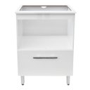 Ver imagem 2 de Balcão Cooktop Forno Gabinete Fogão Cozinha Buriti Branco