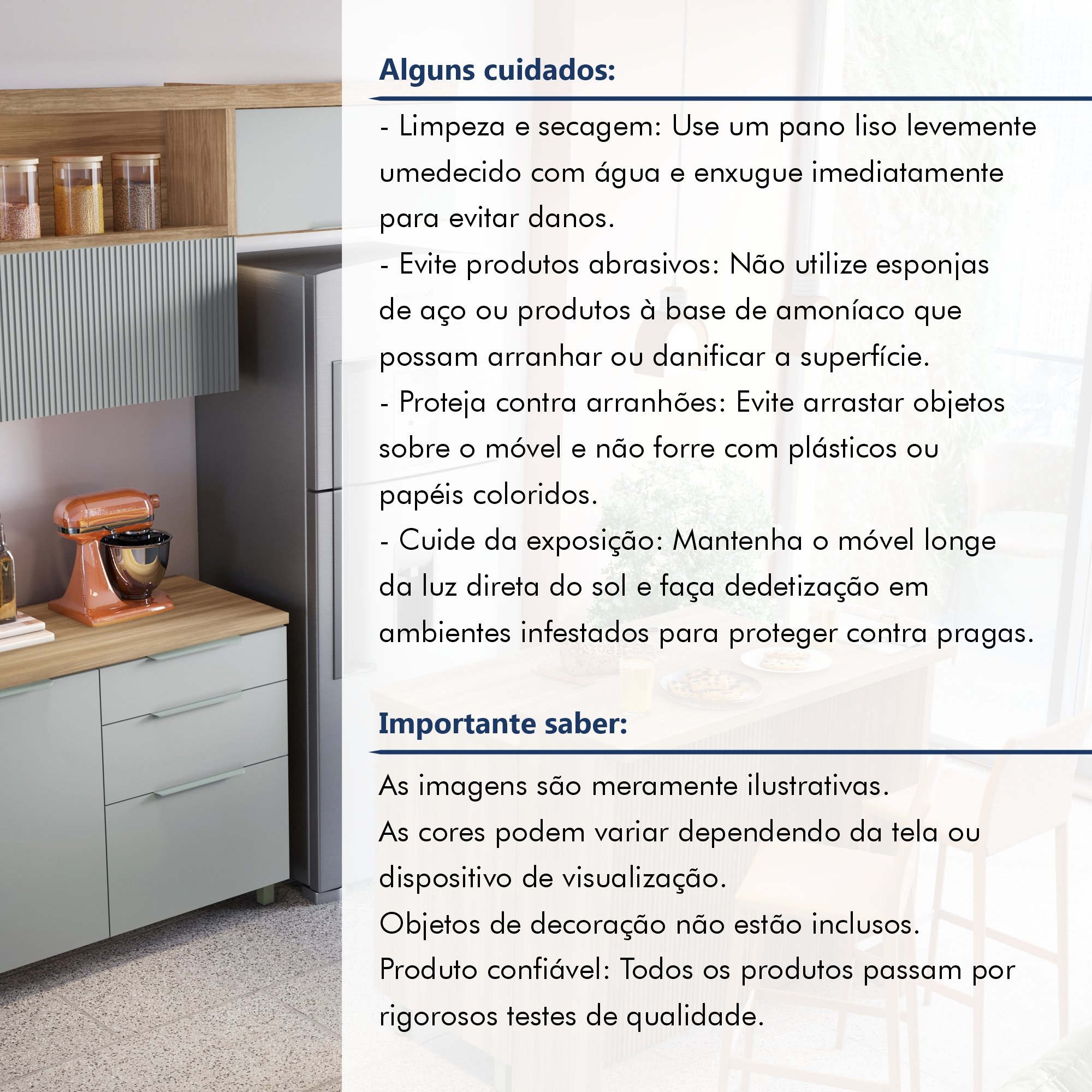 Cozinha Modulada 5 Peças Ripado  100% Mdf Marquesa Gourmet - 19