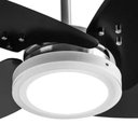 Ver imagem 4 de Ventilador de Teto Tron 130W 120cm 4 Pás 3 Velocidades Preto Azzam 110V