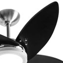 Ver imagem 3 de Ventilador de Teto Tron 130W 120cm 4 Pás 3 Velocidades Preto Azzam 110V