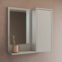 Ver imagem 5 de Armário de Banheiro Aéreo 60cm com Espelho e 1 Porta Bologna Art In Móveis