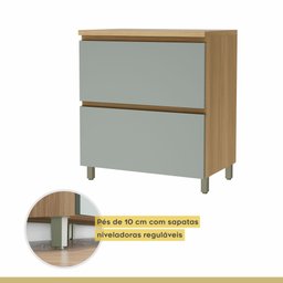 Cozinha Modulada 4 Peças Ripado  100% Mdf Rainha - 14