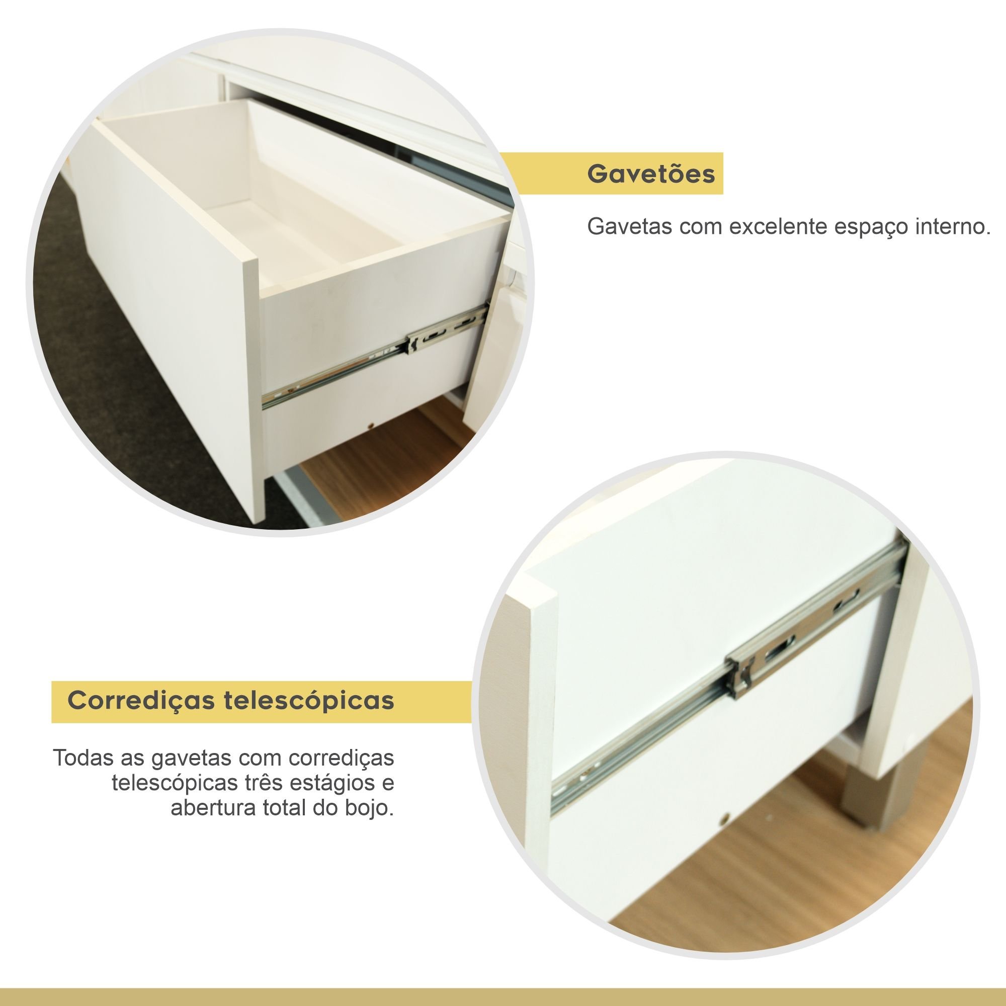 Cozinha Modulada 4 Peças Ripado  100% Mdf Rainha - 17
