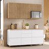 Cozinha Modulada 4 Peças Ripado  100% Mdf Rainha - 2