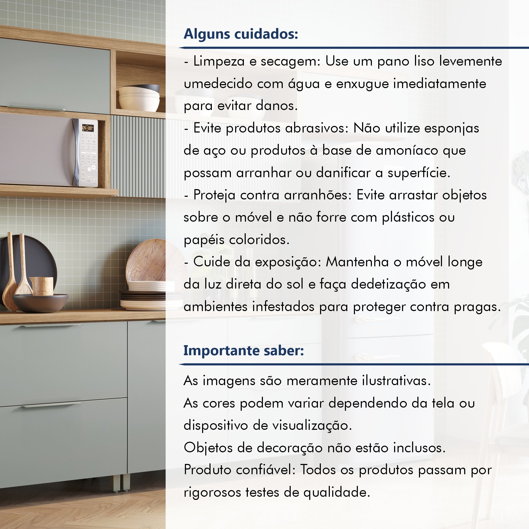 Cozinha Modulada 5 Peças Ripado  100% Mdf Marquesa - 19