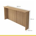 Ver imagem 3 de Painel Ilha Ripado Canelado 200Cm  100% Mdf