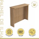 Ver imagem 7 de Painel Ilha Ripado Canelado 120cm 100% MDF Nature