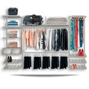Ver imagem 1 de Roupeiro Closet Modulado Aramado Caixas Organizadoras 3,10m - Preto