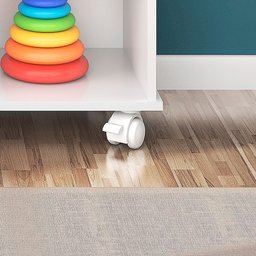 Estante Baixa Nicho com Rodízios 108cm - 6
