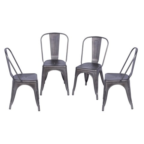 Kit 4 Cadeiras para Sala de Jantar Retrô