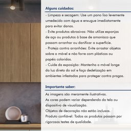 Armário Aéreo 2 Portas 120Cm Ripado  100% Mdf Rainha - 6