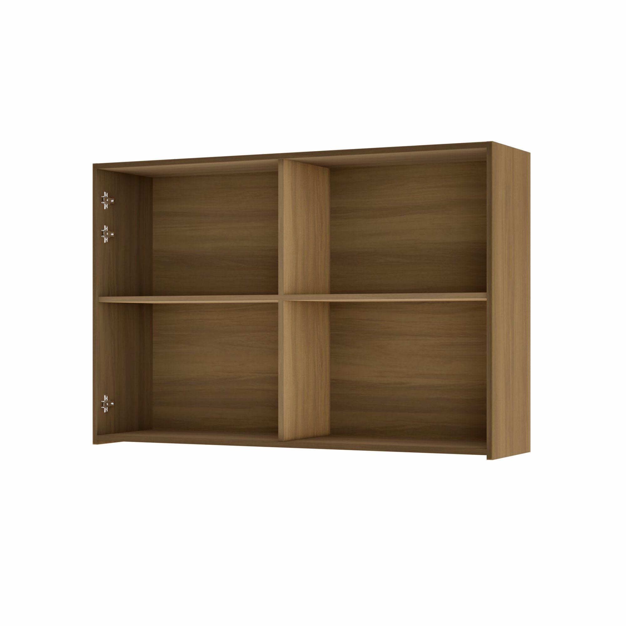 Armário Aéreo 2 Portas 120Cm Ripado  100% Mdf Rainha - 7