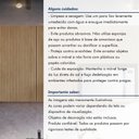 Ver mais imagens de Armário Aéreo 2 Portas 80cm Ripado 100% MDF Rainha Marrom/Nature