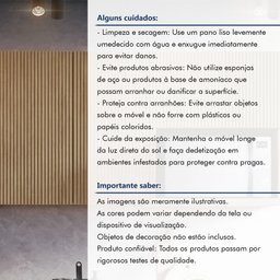 Armário Aéreo 2 Portas 80Cm Ripado  100% Mdf Rainha - 6