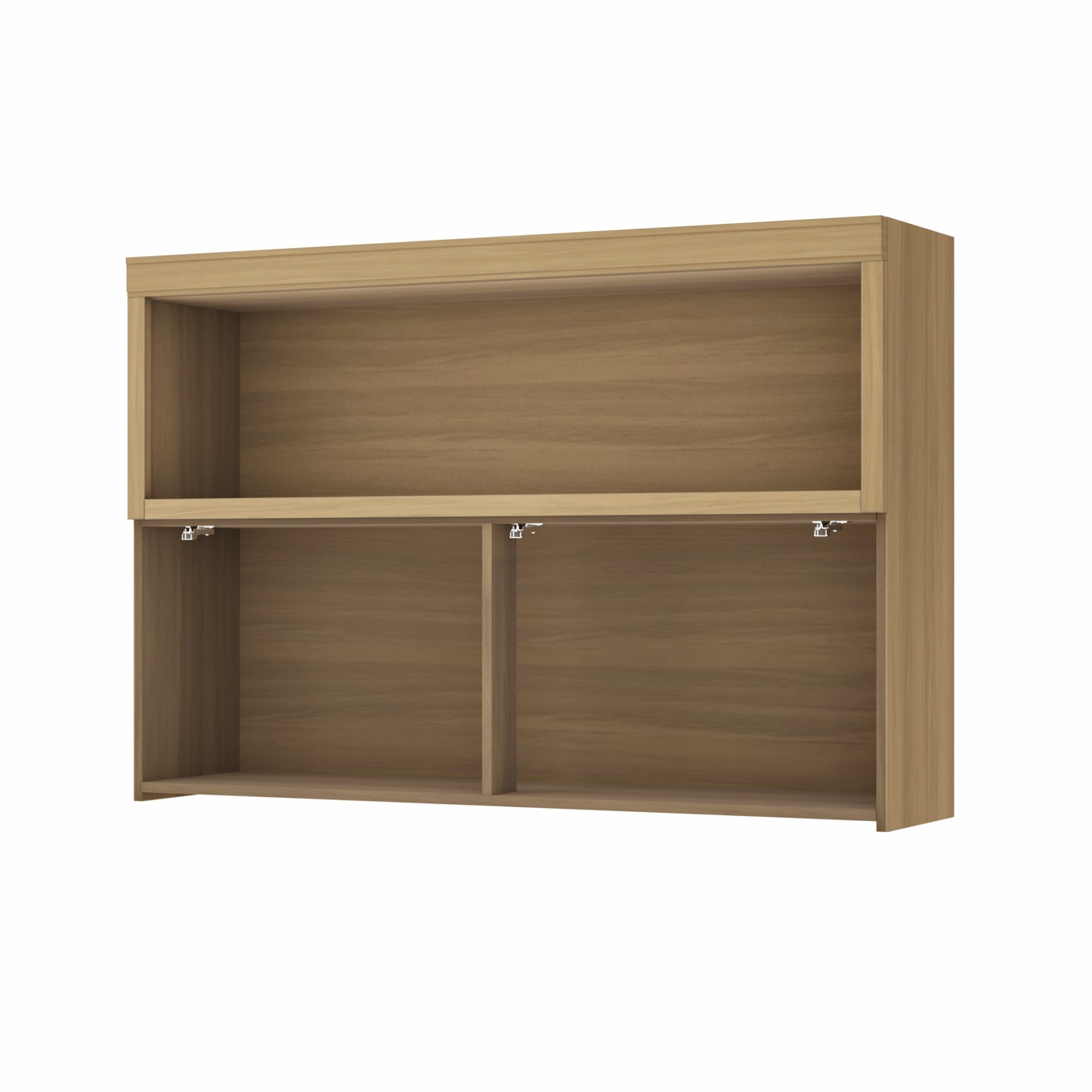 Armário Aéreo 1 Porta Basculante Ripado Marquesa 120Cm  100% Mdf - 9