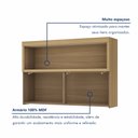 Ver imagem 5 de Armário Aéreo 1 Porta Basculante Ripado Marquesa 120Cm  100% Mdf