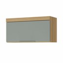 Ver mais imagens de Armário 1 Porta Basculante Marquesa 80cm 100% MDF Marrom/Nature/Verde