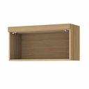 Ver imagem 7 de Armário 1 Porta Basculante Marquesa 80cm 100% MDF Marrom/Nature/Verde