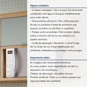Ver mais imagens de Armário Aéreo 1 Porta Marquesa 100% MDF Marrom/Nature/Verde
