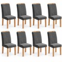Ver imagem 2 de Conjunto 8 Cadeiras para Sala de Jantar Lyra