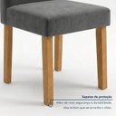 Ver imagem 4 de Conjunto 8 Cadeiras para Sala de Jantar Lyra