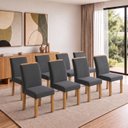 Ver imagem 1 de Conjunto 8 Cadeiras para Sala de Jantar Lyra