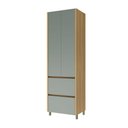 Ver imagem 3 de Paneleiro 2 Portas 2 Gavetas 70cm 100% MDF Rainha Verde/Nature