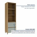 Ver imagem 6 de Paneleiro 2 Portas 2 Gavetas 70cm 100% MDF Rainha Verde/Nature