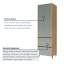 Ver mais imagens de Paneleiro 2 Portas 2 Gavetas 70Cm 100% Mdf Rainha