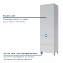 Ver imagem 7 de Paneleiro 2 Portas 2 Gavetas 70cm 100% MDF Rainha Branco