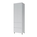 Ver imagem 3 de Paneleiro 2 Portas 2 Gavetas 70cm 100% MDF Rainha Branco