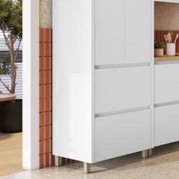 Paneleiro 2 Portas 2 Gavetas 70Cm  100% Mdf Rainha - 9