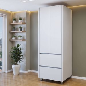 Paneleiro 2 Portas 2 Gavetas 70Cm  100% Mdf Rainha