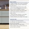 Balcão 1 Porta Basculante 4 Gavetas 120Cm  100% Mdf Rainha - 11