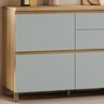 Balcão 1 Porta Basculante 4 Gavetas 120Cm  100% Mdf Rainha - 10