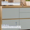 Ver imagem 6 de Balcão 1 Porta Basculante 4 Gavetas 120Cm  100% Mdf Rainha