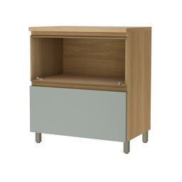 Balcão 1 Porta Basculante 1 Gaveta 80Cm  100% Mdf Rainha - 10