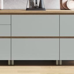 Balcão 1 Porta Basculante 1 Gaveta 80Cm  100% Mdf Rainha - 2