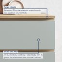 Ver imagem 5 de Balcão 1 Porta Basculante 1 Gaveta 70cm 100% Mdf Rainha