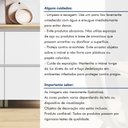 Ver mais imagens de Balcão 1 Porta Basculante 1 Gaveta 70cm 100% MDF Rainha Branco/Nature